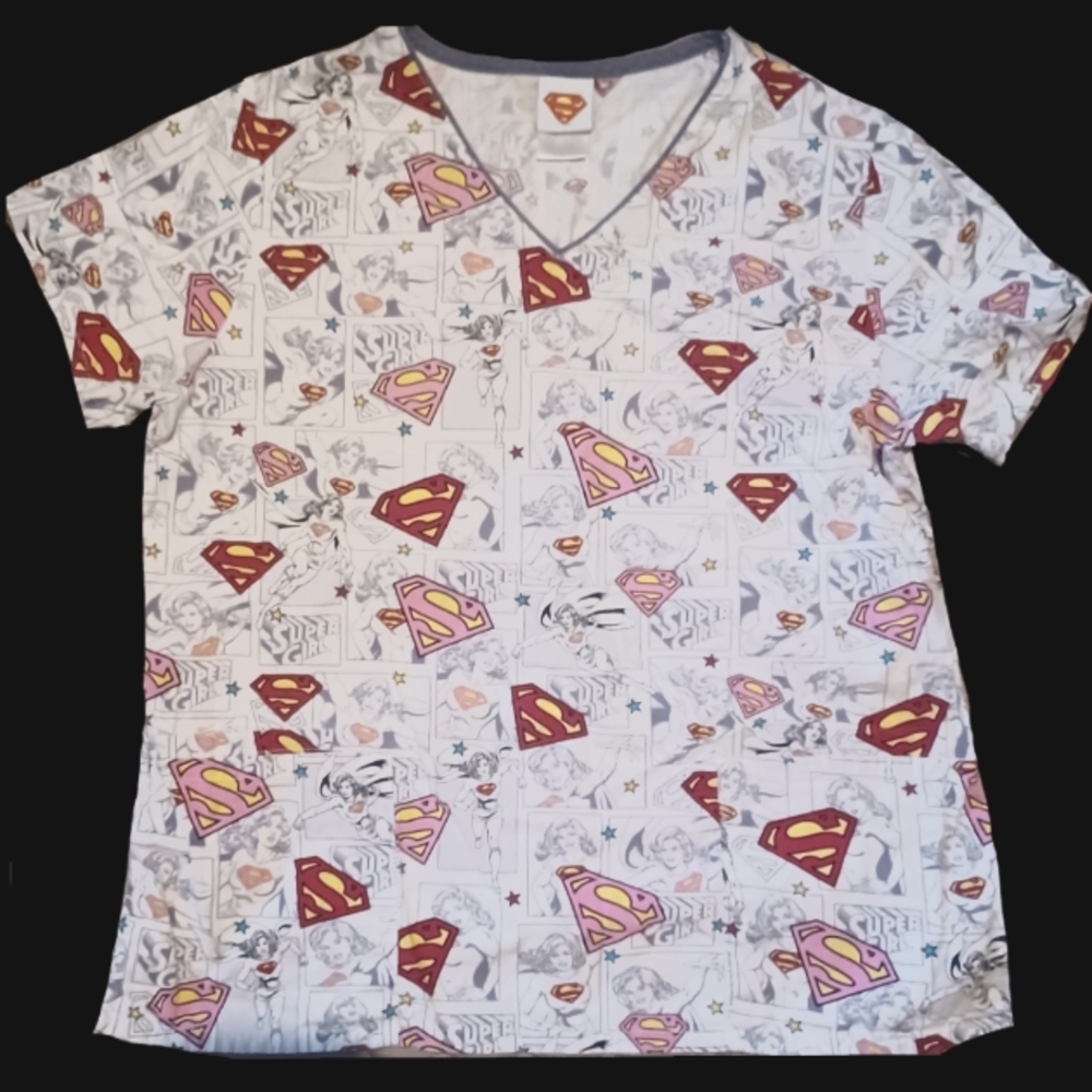 💵 Supergirl Scrub Top by Warner Brothers (WB)